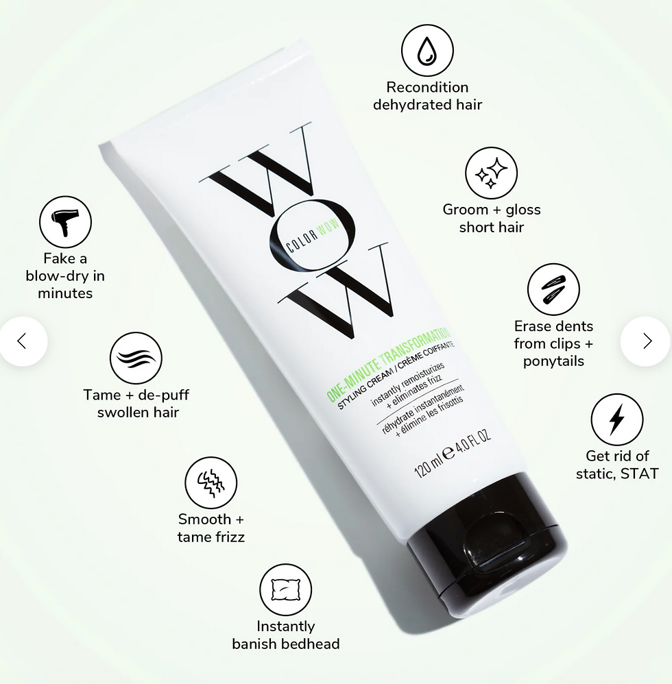 Thumbnail: One-Minute Transformation Styling Cream On-the-Spot Frizz Fix smooths, tames and de-frizzes instantly with Avocado Oil and Om