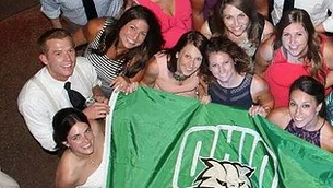 Ohio University Bobcats Celebrating an Enchanting Union of Two Devoted Beaus. Getting hitched in Col