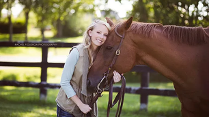Olentangy Equestrian Senior Photo Session 2015-16 - A Girl and Her Horse
