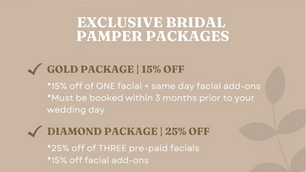 Attention Goode Beauty Brides!  Zeena Beauty Studio Has Something For You.  EXCLUSIVE BRIDAL PAMPER PACKAGES