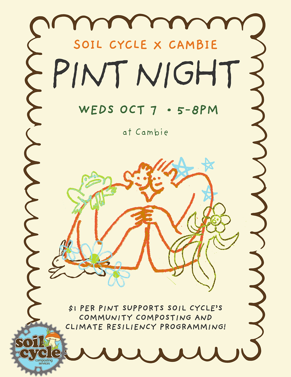 Soil Cycle x Cambie Pint Night