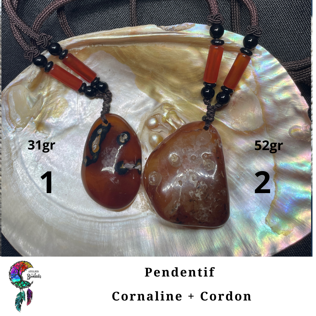 Pendentif Cornaline