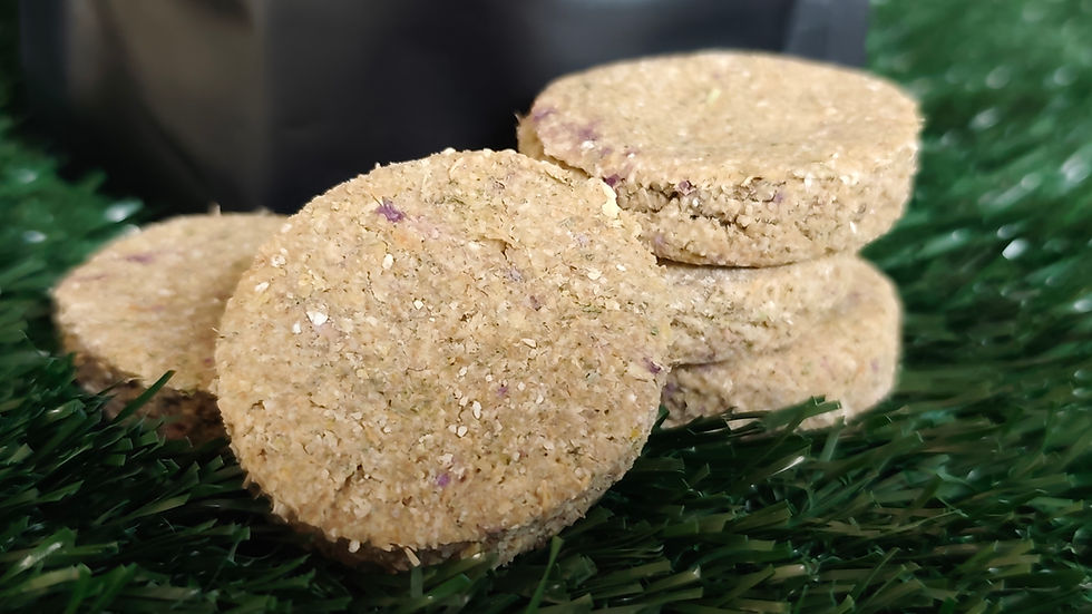 Thumbnail: Tukkathyme Crunchies - Made using our Original Dog Muesli – biscuit stack