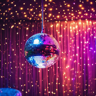 Disco Glitter Ball at a party venue.jpg