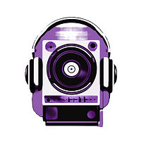 Purple DJ Music symbol with white background.jpg