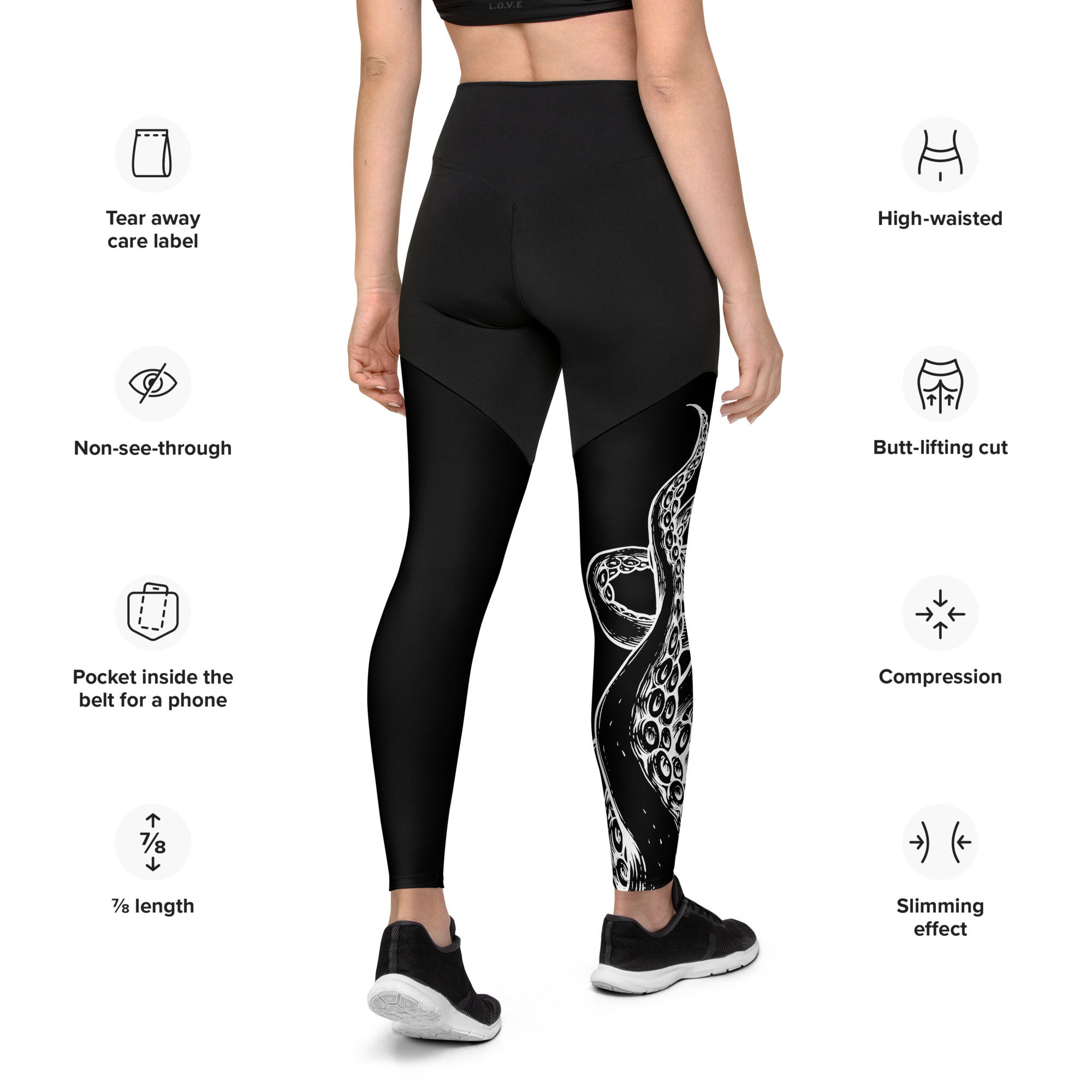 Camp Tentacle Leggings W/ Front Pocket
