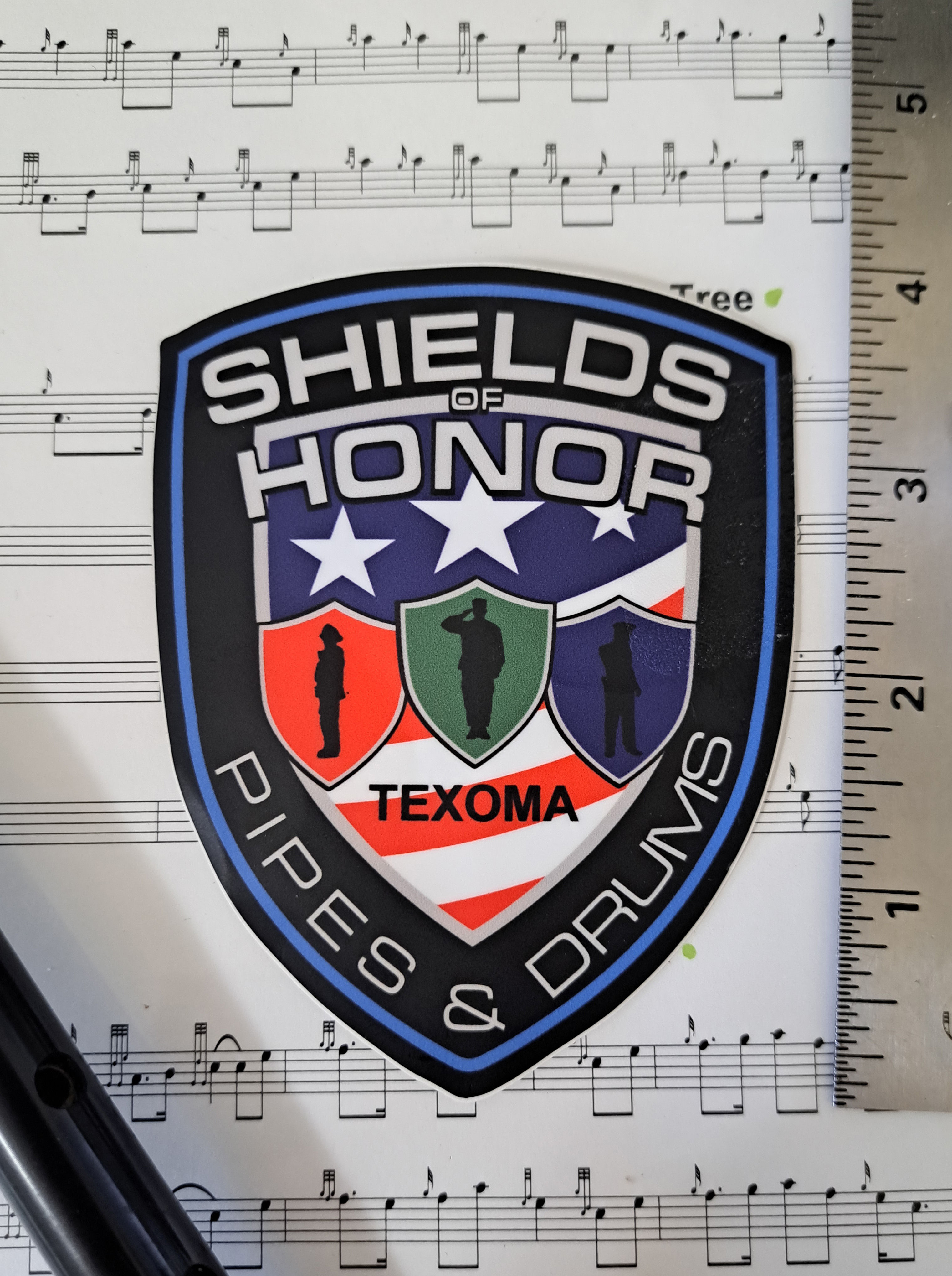Large Band Patch Sticker