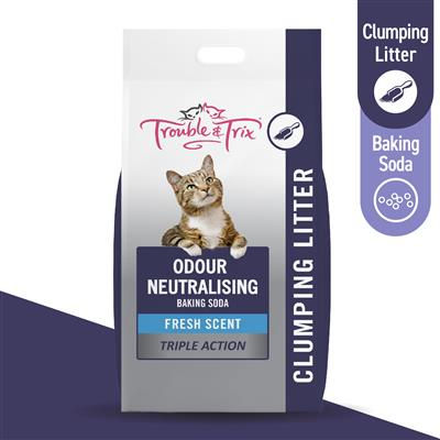 Trouble & Trix Clumping Odour Neutralising with Baking Soda