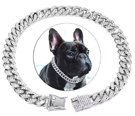 Dog Chain Diamond Collar