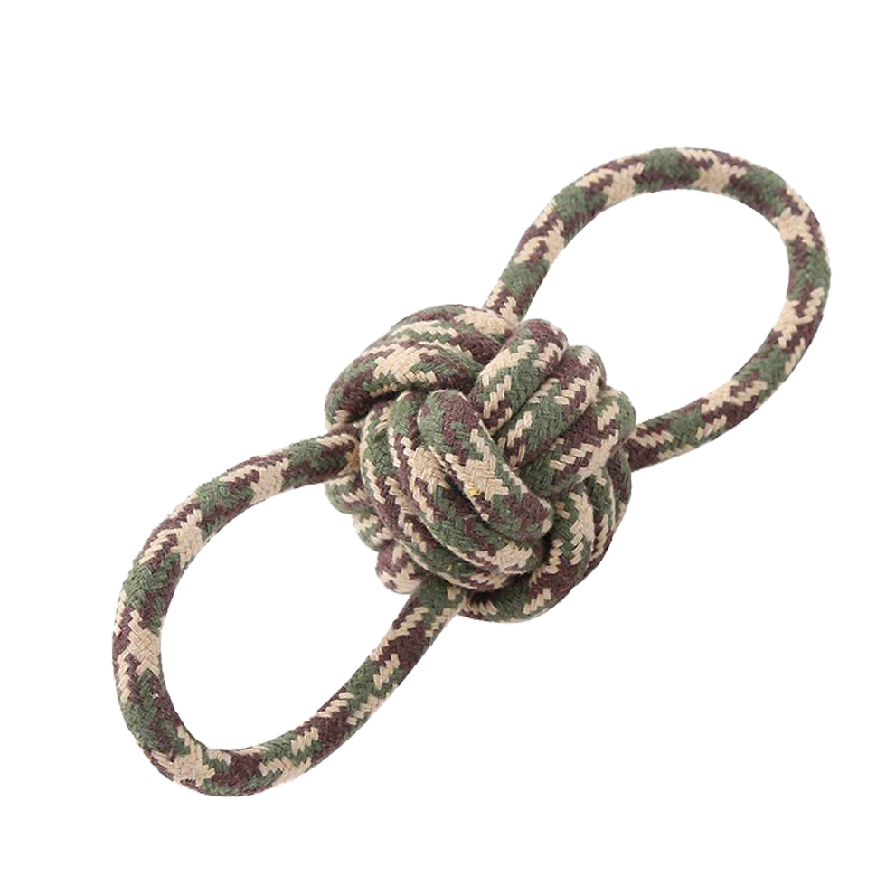 Military Knotted Double Tugger Toy