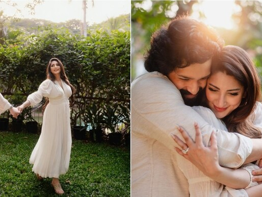 Akhil Akkineni gets engaged to Zainab Ravdjee