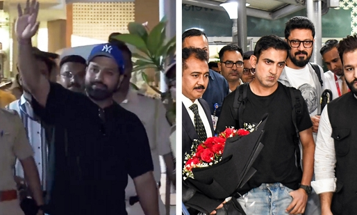 Gautam Gambhir Reaches Delhi, Rohit Sharma Lands In Mumbai After Champions Trophy Triumph