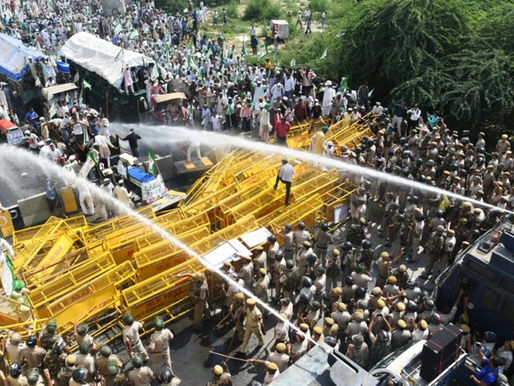 Farmers Pause March To Delhi As Haryana Cops Use Tear Gas, Water Cannon