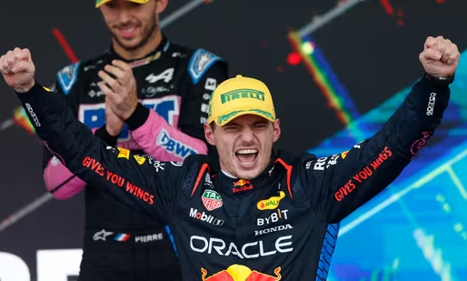 Red Bull's Verstappen nears 4th straight F1 title after winning Brazilian Grand Prix under rain