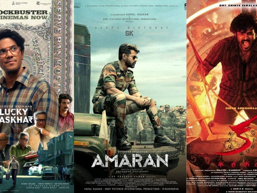 TIME FOR CHEER AS 3 FILMS DO WELL IN TOLLYWOOD     Amaran, Lucky Bhaskar, and KA have struck a chord with viewers  