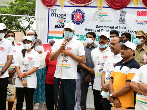 Palnadu district administration organizes 2K run held as part of Azadi Ka Amrit Mahotsav