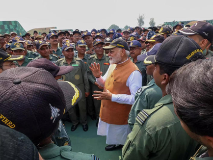 "India Is Eternally Grateful": PM Modi Visits Soldiers At Adampur Airbase