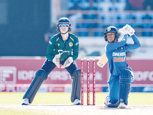 Jemimah Rodrigues stars with maiden ton as India seal ODI series against Ireland after record total