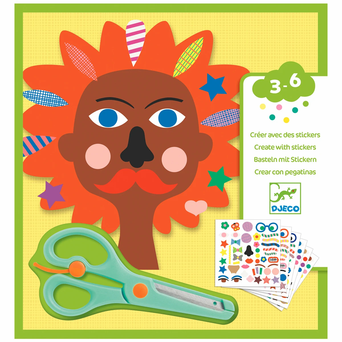 Creare con gli Stickers, Parrucchiere