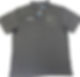 Callaway gray and white striped polo