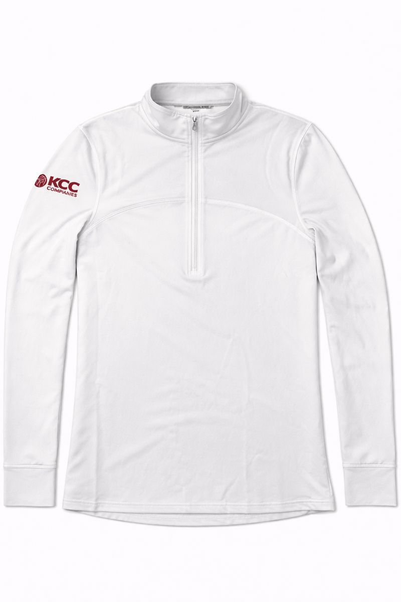 Women’s Under Armour Quarter-Zip Pullover – White