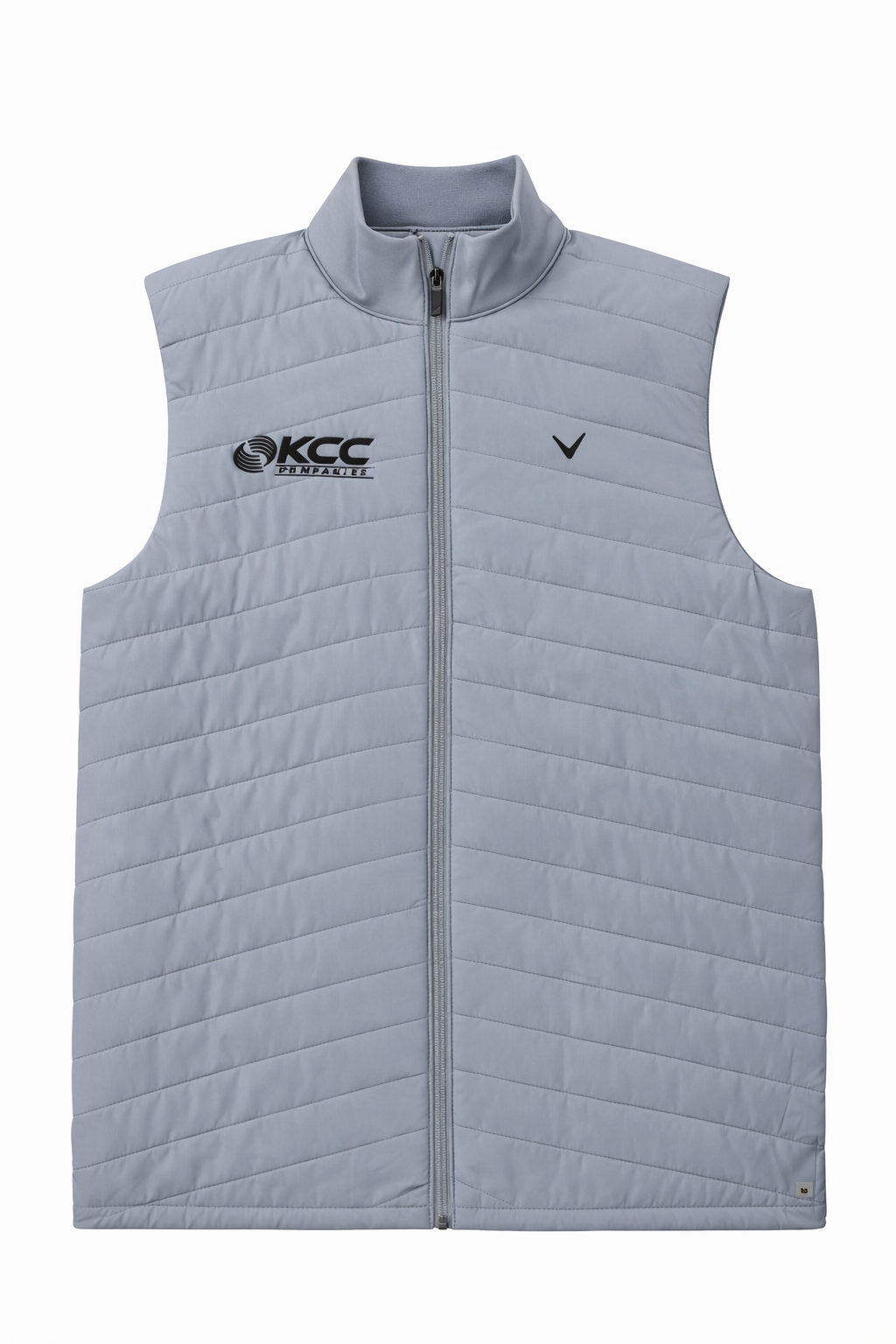 Callaway Grey vest with black KCC logo