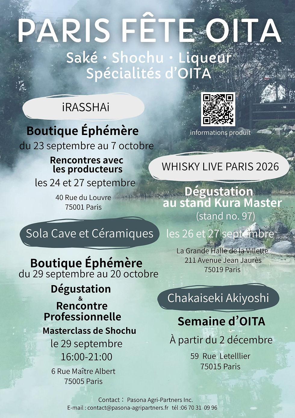 À la rencontre d'un terroir d'exception : L'inauguration du prestigieux festival « PARIS FÊTE OITA » au cœur de la capitale