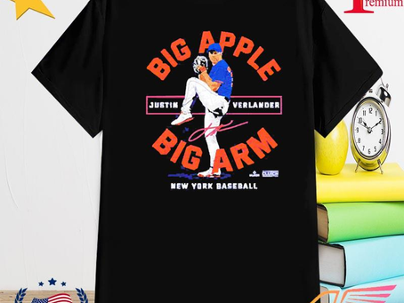 Justin Verlander Big Apple Big Arm New York Baseball shirt