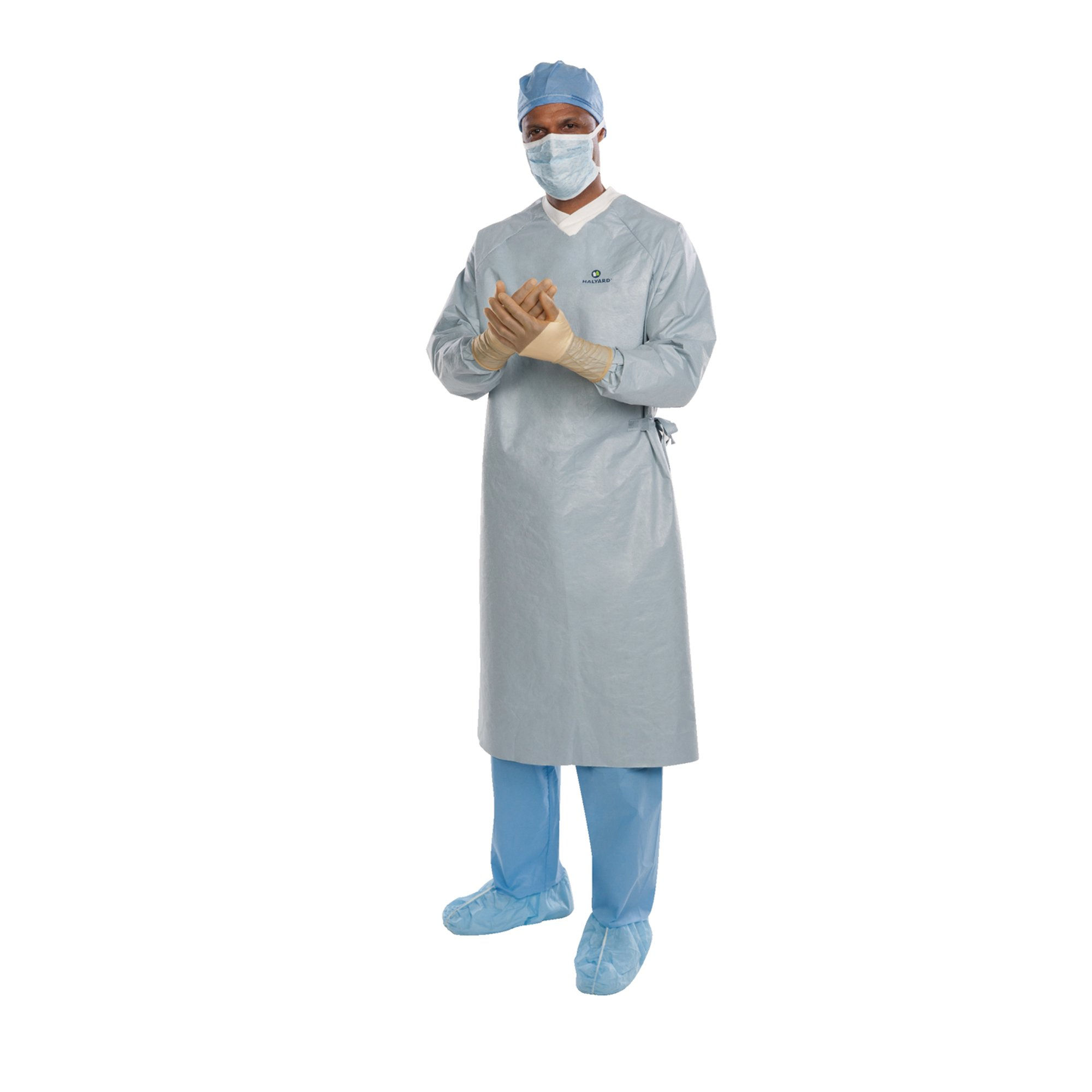 Aero Chrome Surgical Gown with Towel, X-Large / X-Long