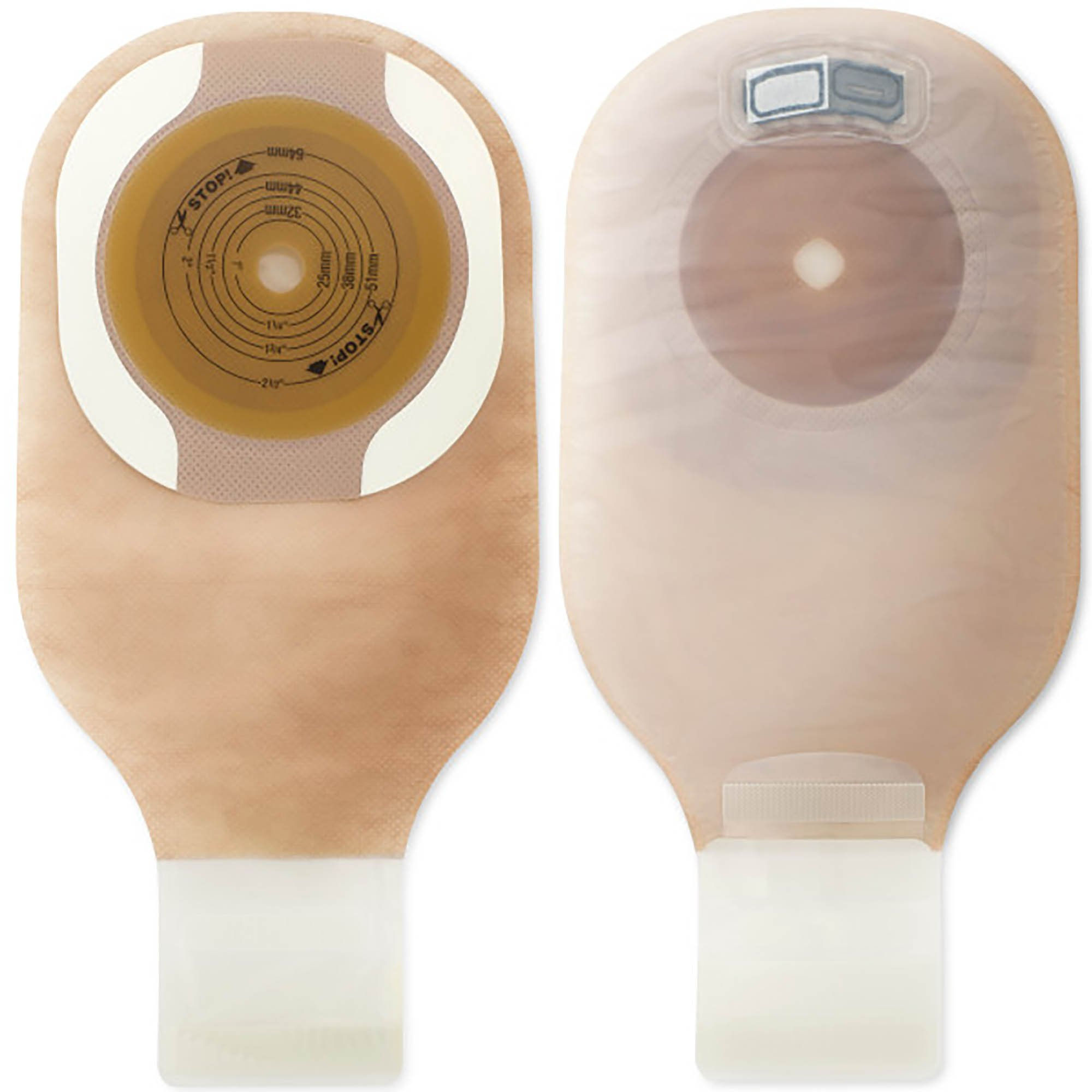 Premier™ One-Piece Ultra-Clear Ostomy Pouch, Cut to Fit Stomas up to 55 mm