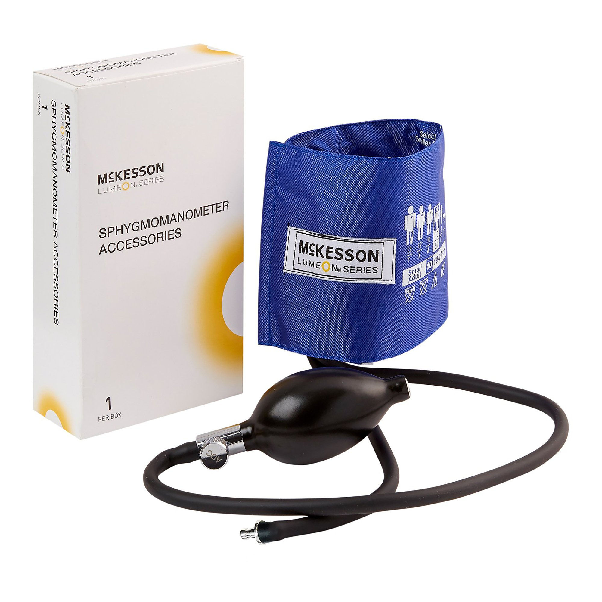 McKesson Lumeon Blood Pressure Bulb and Cuff, Child Arm, Small, 19-27 cm
