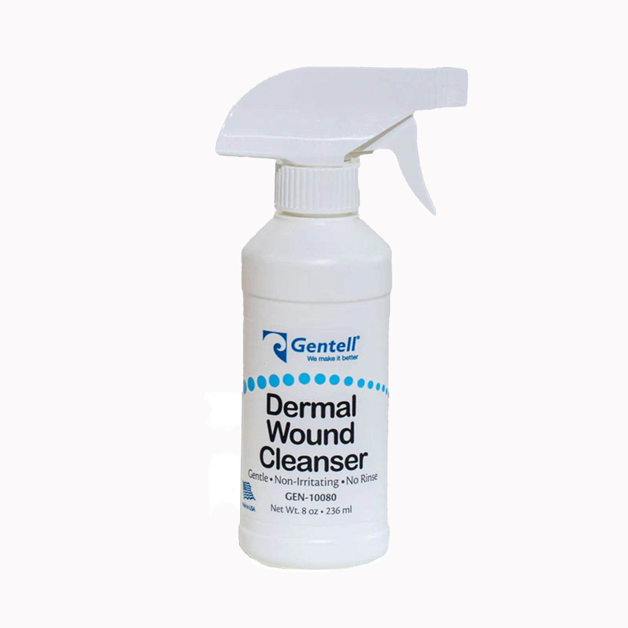 Gentell® Dermal Wound Cleanser, 8-ounce spray bottle