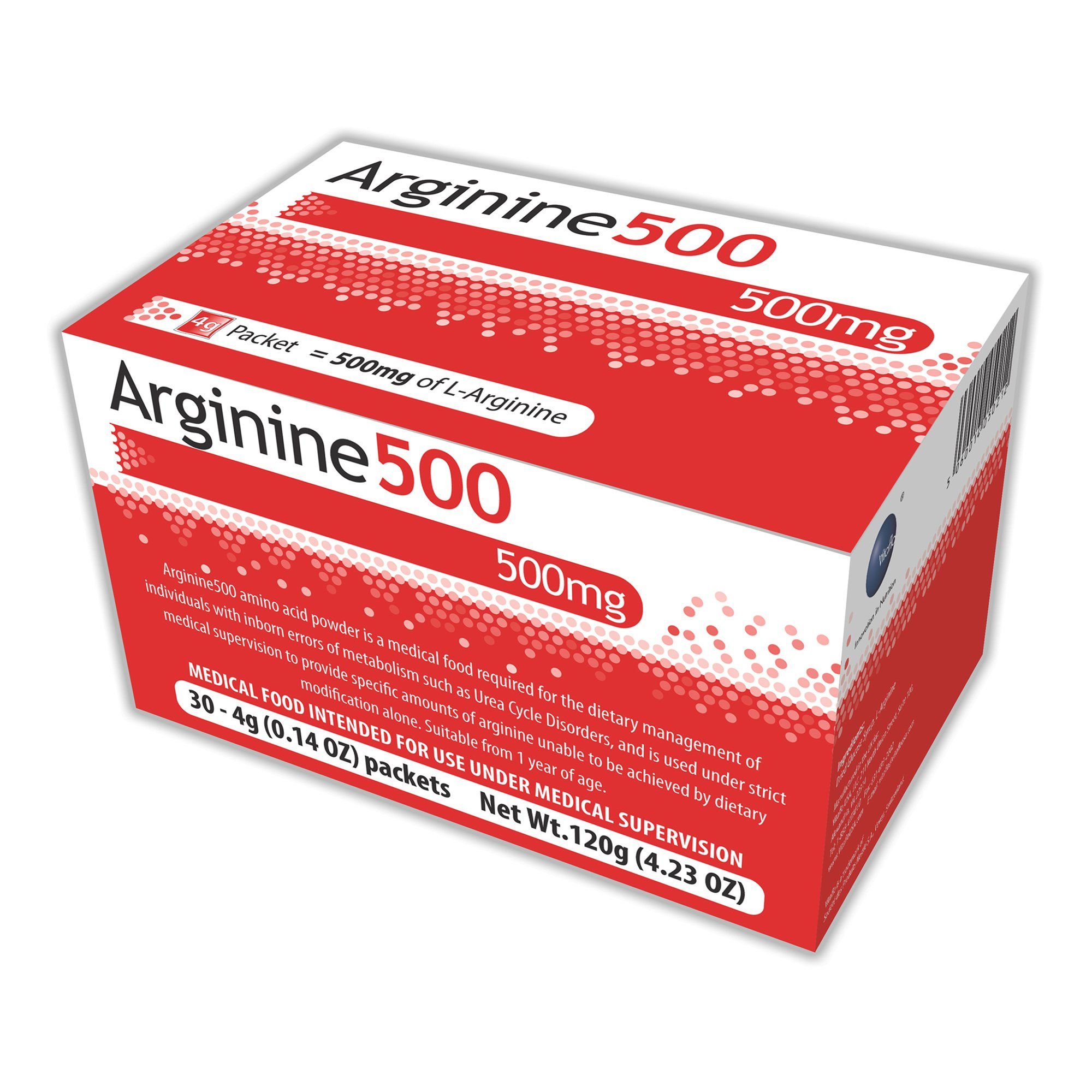 Arginine 500 Amino Acid Medical Food for Management of Metabolism Inborn Errors
