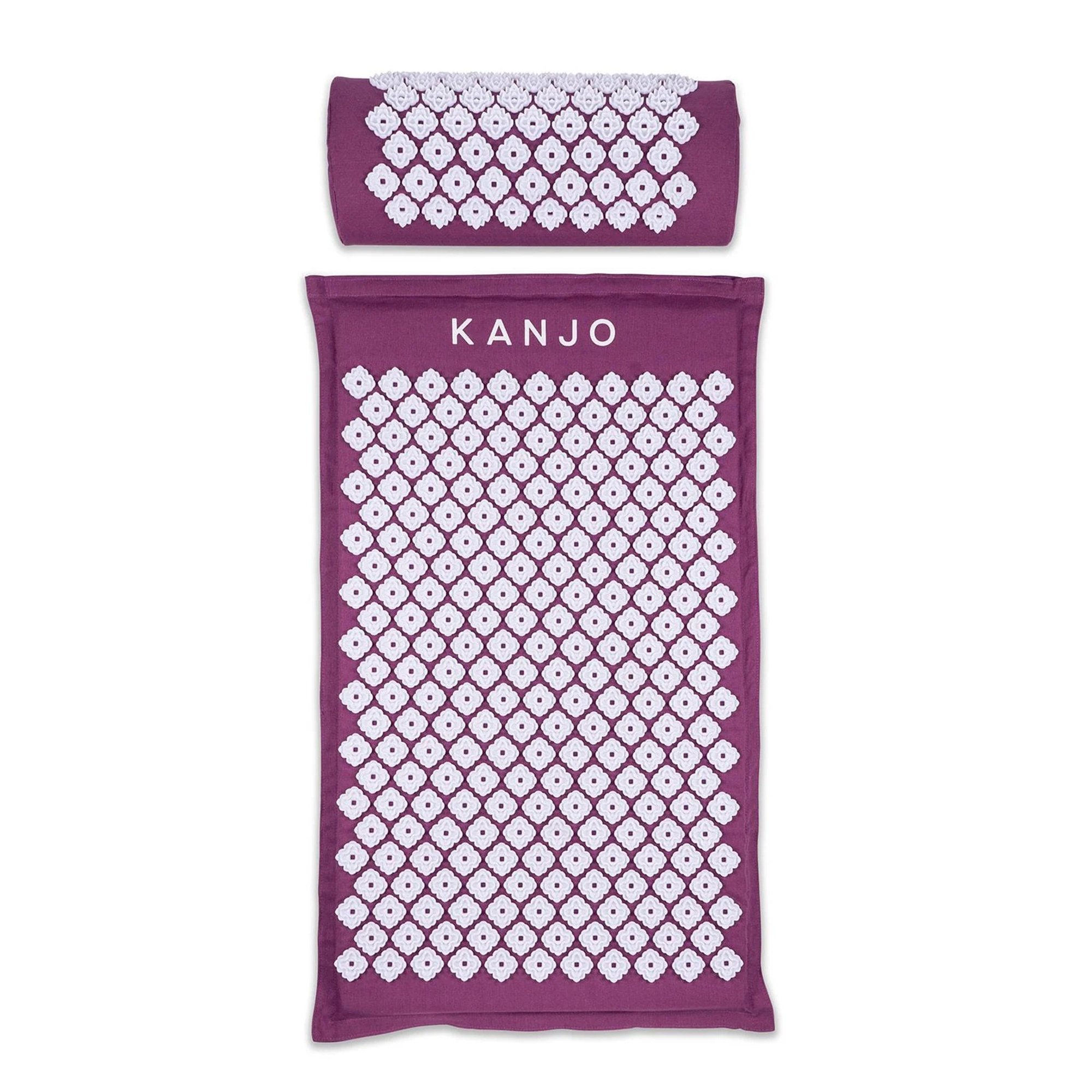 Kanjo Memory Foam Acupressure Mat Set, Purple