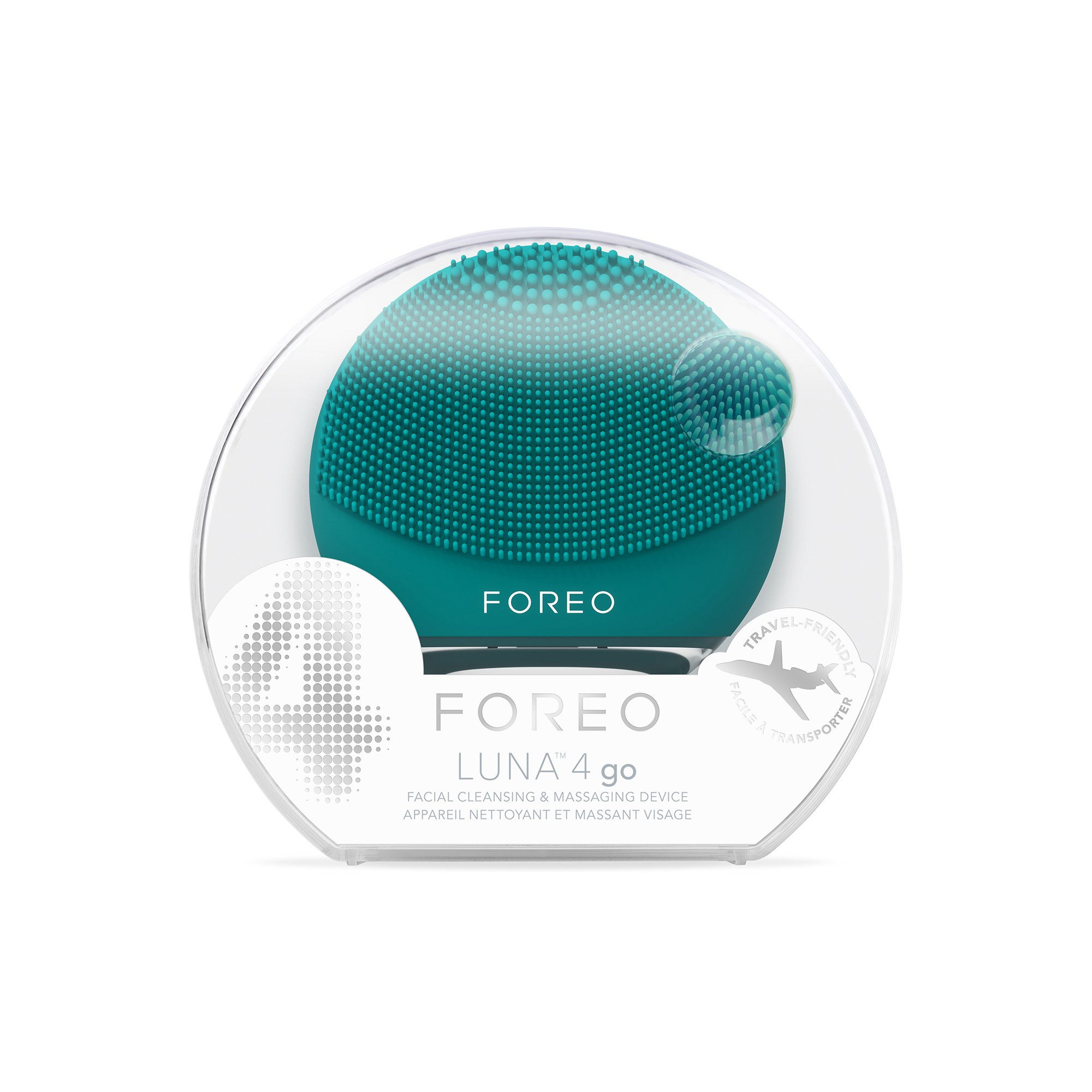 LUNA™ 4 go Portable Facial Cleansing Device, Evergreen