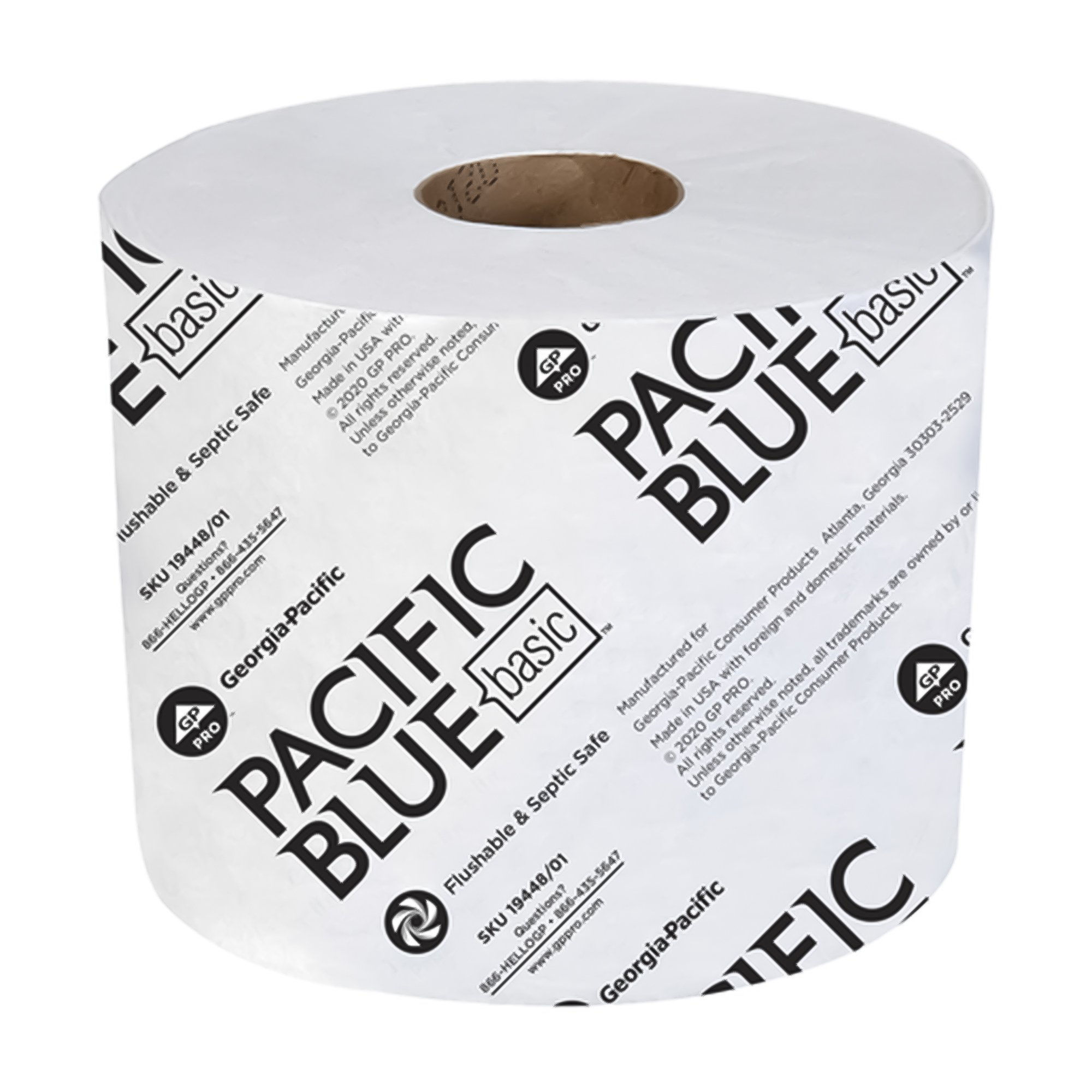 Pacific Blue Basic® Two-Ply Standard Toilet Paper