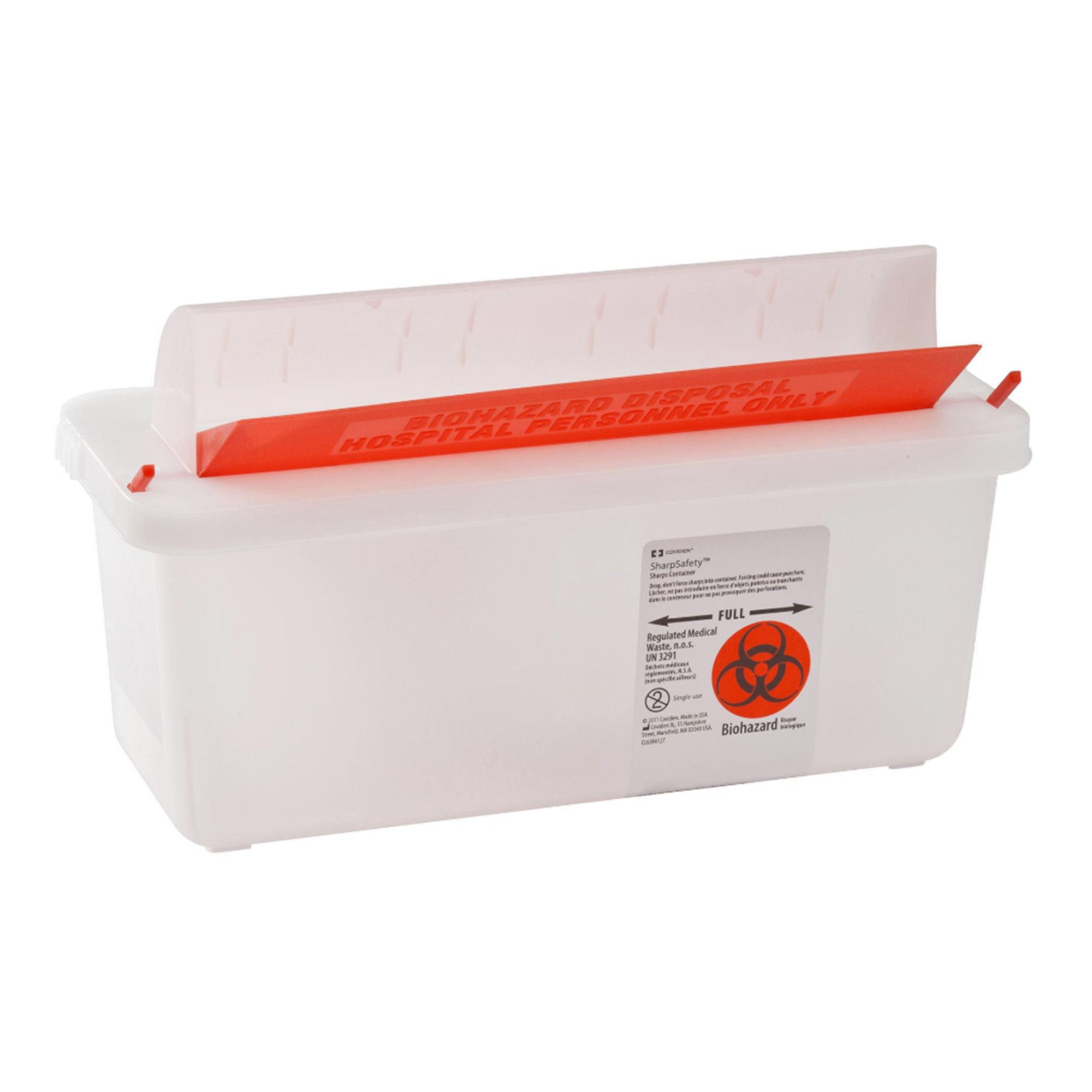 In-Room™ Multi-purpose Sharps Container, 1.25 Gallon, 11 x 10¾ x 4¾ Inch