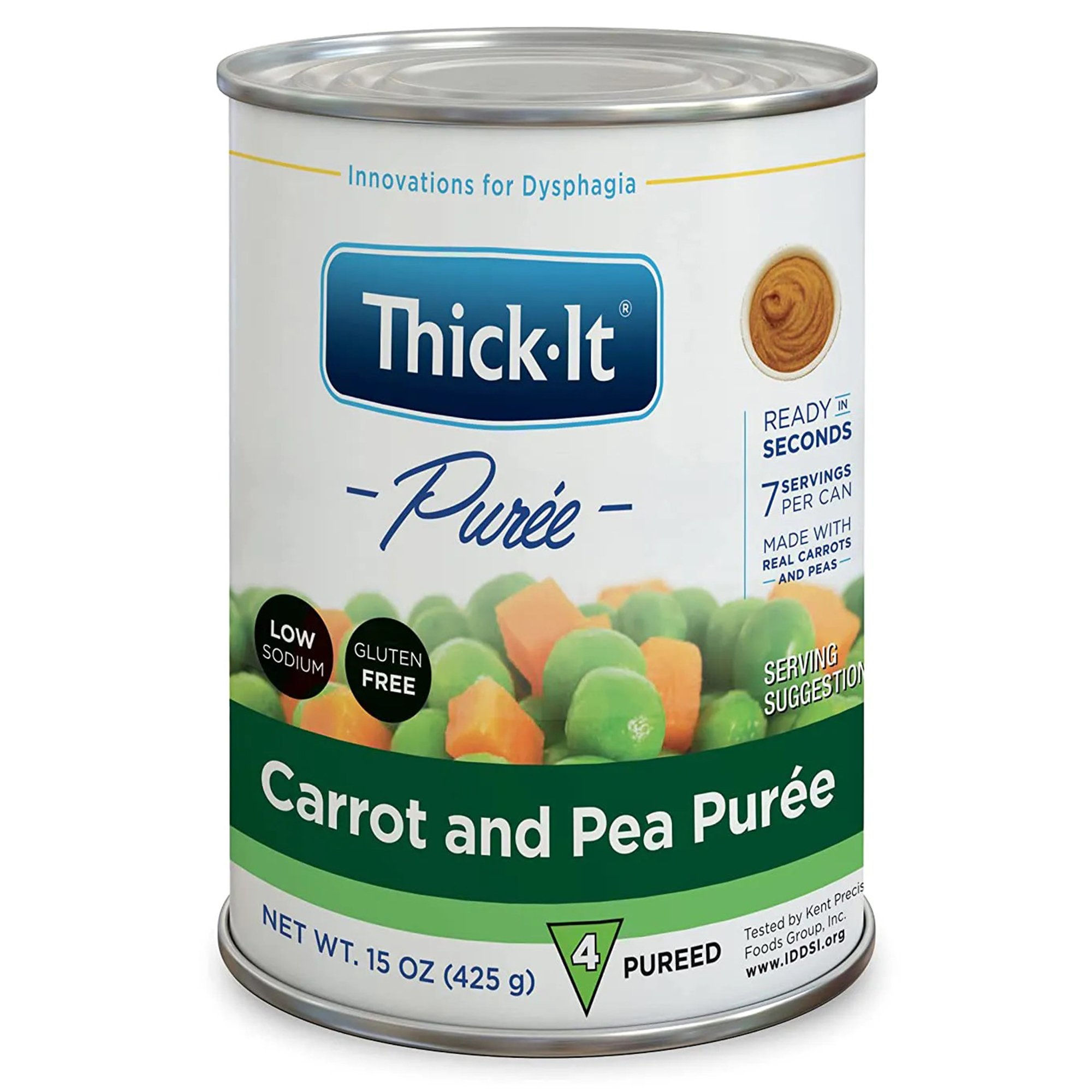 Thick-It® Carrot and Pea Purée Thickened Food, 15-ounce Can