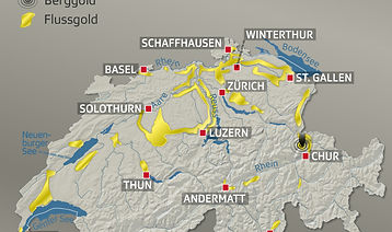 Goldvorkommen auf karte sichtbar