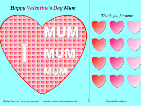 Valentine's Day Card for Mum