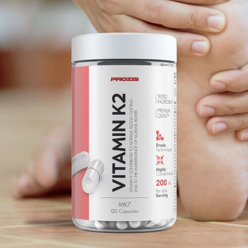 Miniatura: Vitamina K2-MK7 200mcg 120 capsule