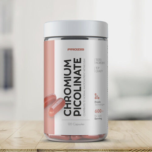 Miniatura: Picolinato de Cromo 600mcg 120 Cápsulas