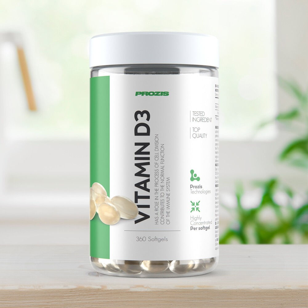 Vitamin D3 360 softgels