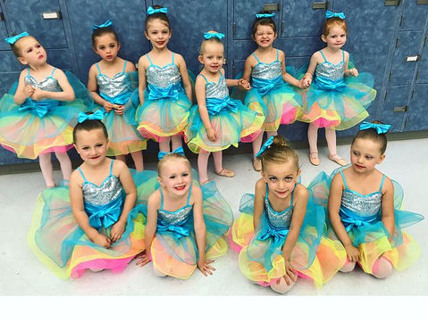 Tiny Dancers Backstage Group Photo