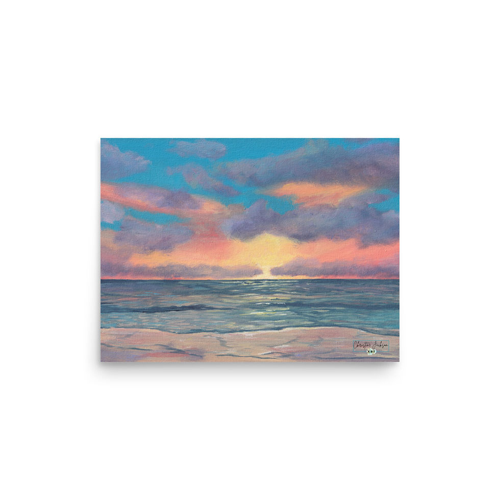 Thumbnail: Sunset in the Bay Art Print