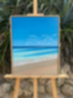 Seascape, Beach, Ocean, Sunset, Original Art