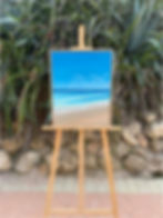 Seascape, Beach, Ocean, Sunset, Original Art