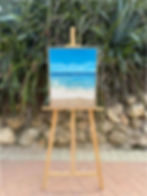 Seascape, Beach, Ocean, Sunset, Original Art