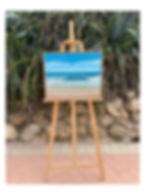 Seascape, Beach, Ocean, Sunset, Wave, Original Art