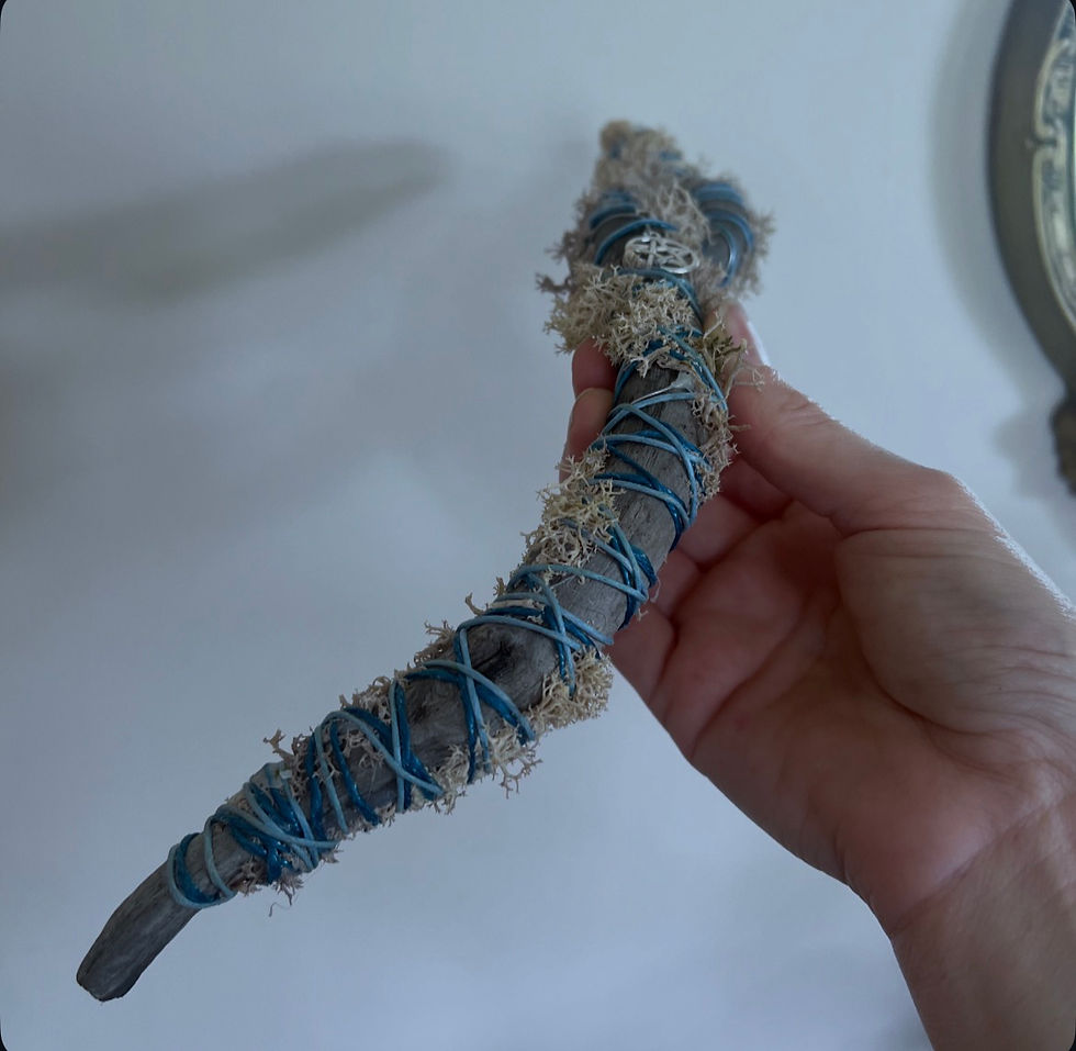 Thumbnail: Blue & Silver Sea~Witch Wand